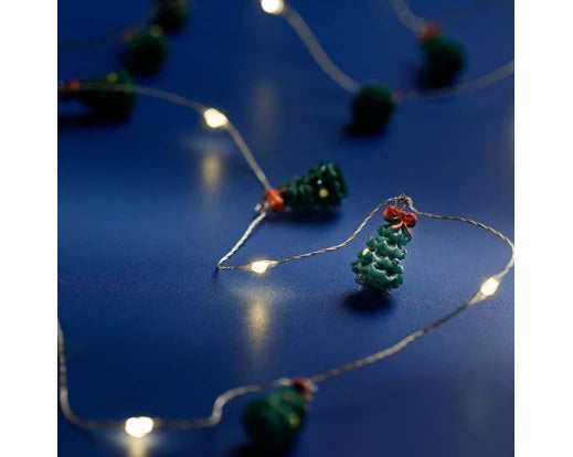 Micro LED deco string lights steady BO indoor 4ass silver/warm white L.190cm