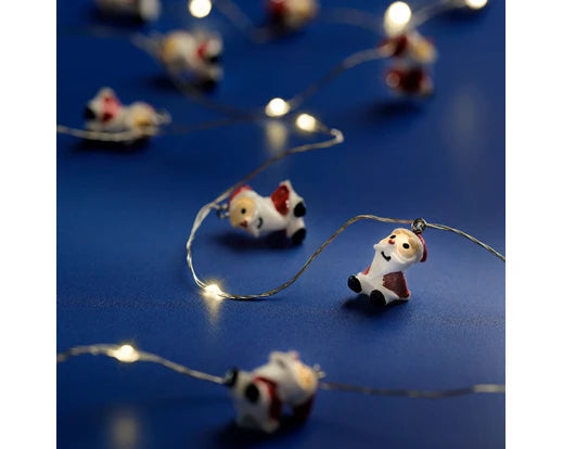 Micro LED deco string lights steady BO indoor 4ass silver/warm white L.190cm