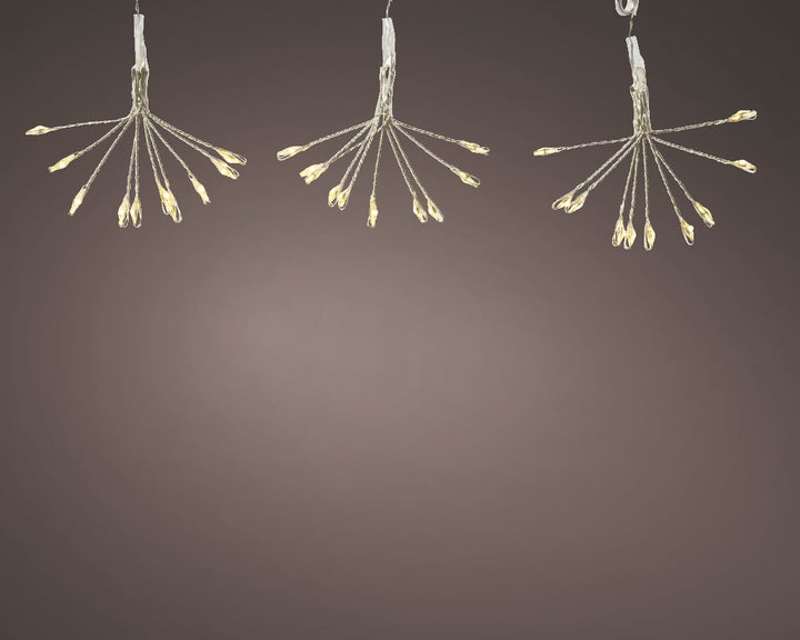 Micro Led Stringlights Steady Bo Indoor Silver/Warm White L.200Cm - Christmas Lights - Windyridge Garden Centre