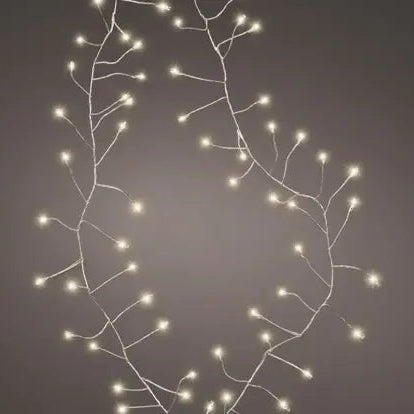 Micro LED compact lights steady BO indoor silver/warm white L.120cm