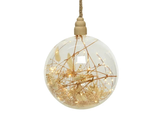 Micro LED ball  dia14cm   -   transparent/classic warm