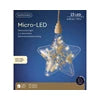 Micro LED star steady dia20cm   -   transparent/classic warm white