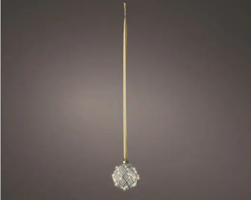 Micro LED ball steady Battery-operated indoor clear/warm white D.14cm