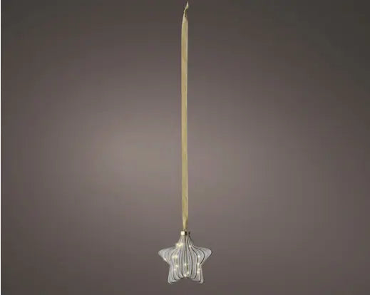 Micro LED star steady Battery-operated indoor clear/warm white L.6.5cm x W.20cm x H.20cm