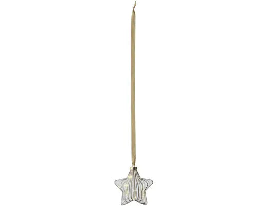 Micro LED star steady Battery-operated indoor clear/warm white L.6.5cm x W.20cm x H.20cm