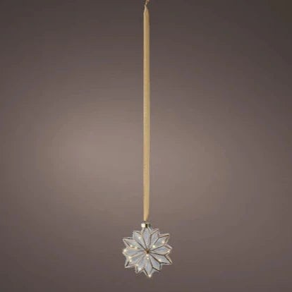Micro LED flower steady BO indoor clear/warm white L.8cm x W.19cm x H.19cm