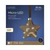 Micro LED star steady BO indoor brown/warm white L.6.5cm x W.20cm x H.20cm