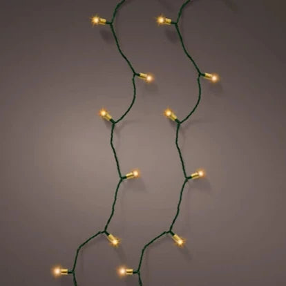 Led Vintage Lights 8 Function Twinkle Effect Bo Indoor Green/Classic Warm L.490Cm - Christmas Lights - Windyridge Garden Centre