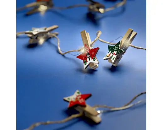 Micro LED deco string lights plywood steady BO indoor 3ass fsc 100% assorted/warm white L.210cm x W.1cm x H.5cm