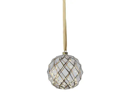 Micro LED ball steady Battery-operated indoor clear/warm white D.19cm