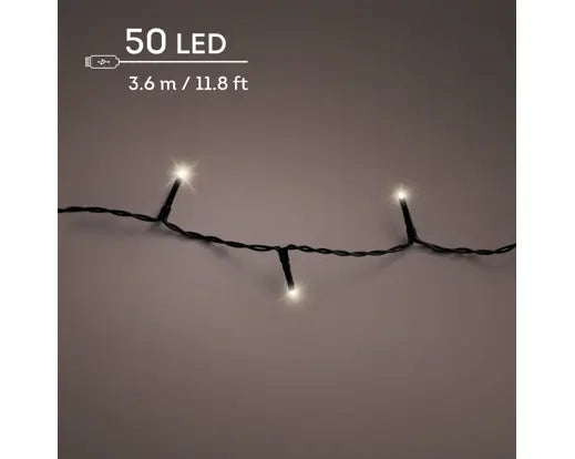 LED DuraCharge Basic Lights Warm White 367.5cm