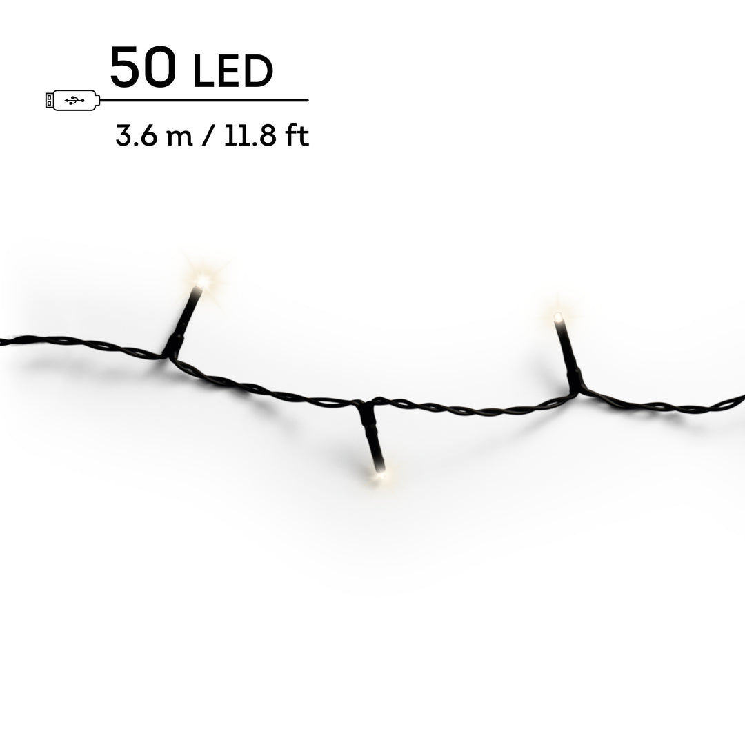 LED lights DuraCharge Basic Lights Warm White 3.675m