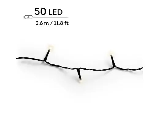 LED DuraCharge Basic Lights Warm White 367.5cm