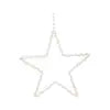 Micro LED frame light plastic star steady BO outdoor transparent/warm white L.1cm x W.60cm x H.58cm