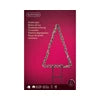 Micro LED garden  pick  metal  tree  L0.8-W18-H27cm  -  green/warm white