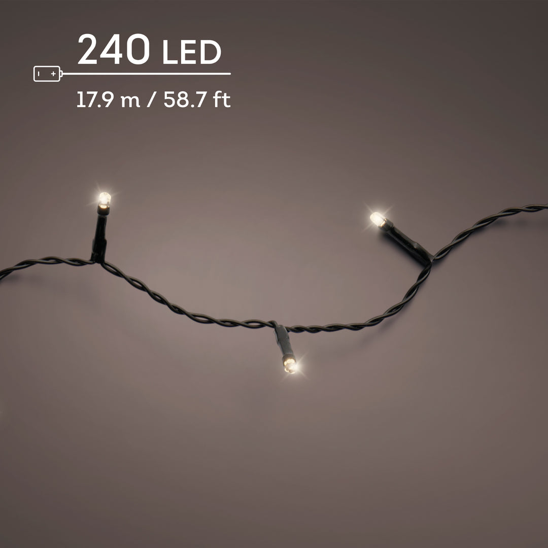 LED lights Durawise Basic Lights Warm White 17.9m - lit product