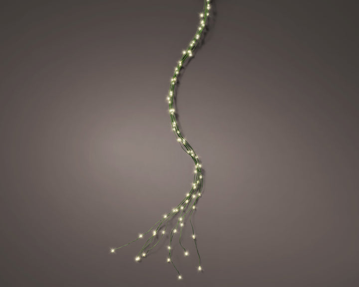 Battery-operated micro LED Durawise bunch lights, 95cm, alternate view