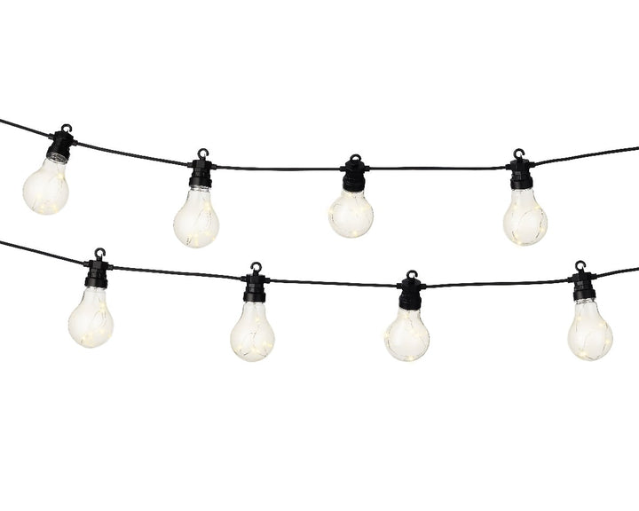 Micro Led Partylight Gb Steady Outdoor Black/Warm White Dia6Cm X L.950Cm - Christmas Lights - Windyridge Garden Centre