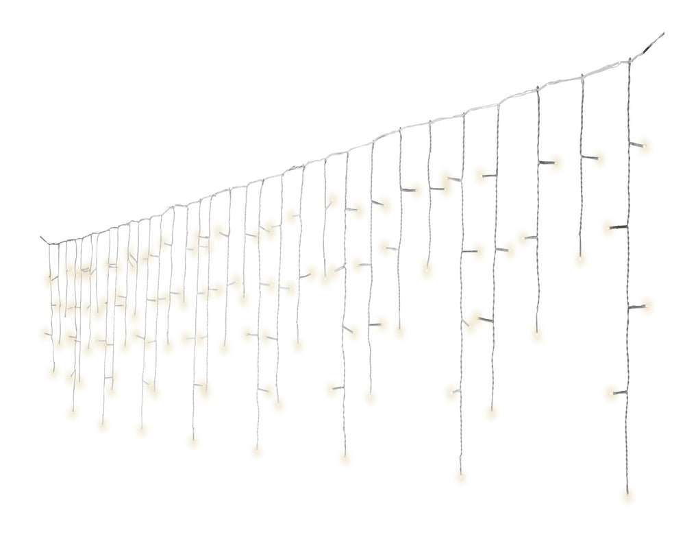 LED icicle lights Plug-in white/warm white L.1100cm