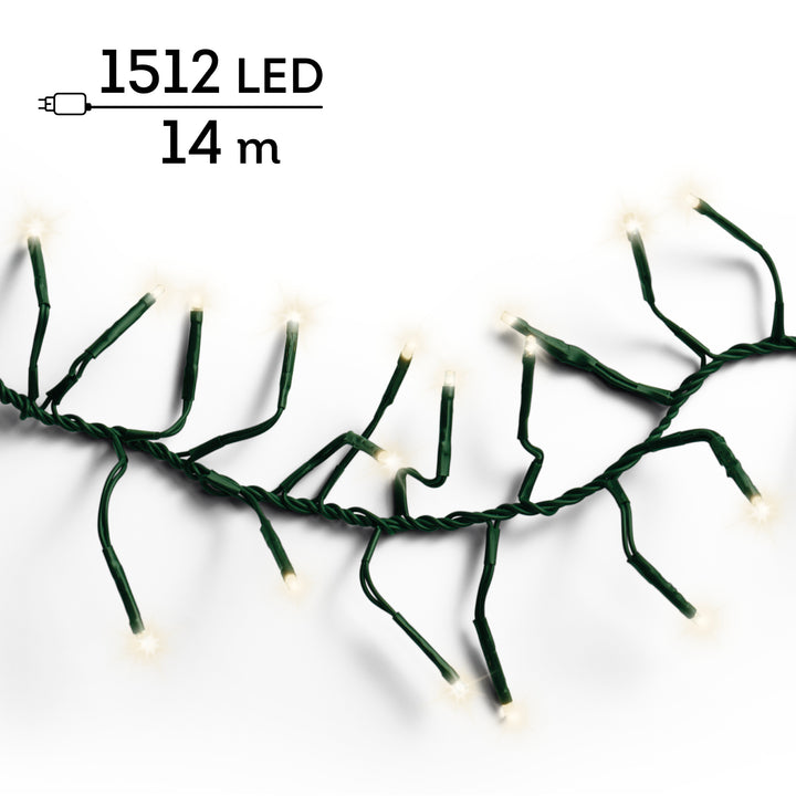 LED lights Cluster Lights Warm White 14m