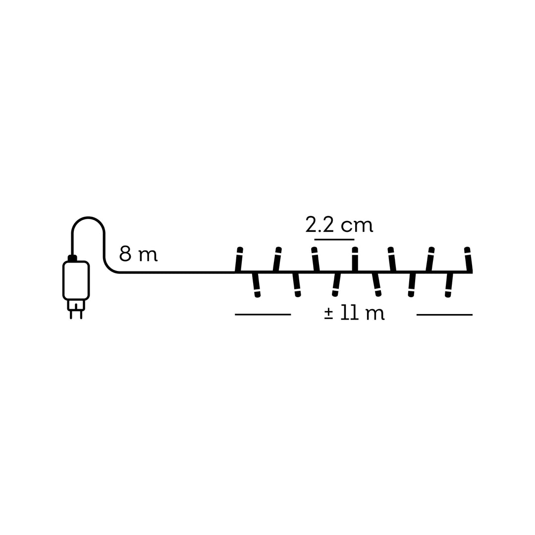 LED lights Compact Lights Multi-colour 11m