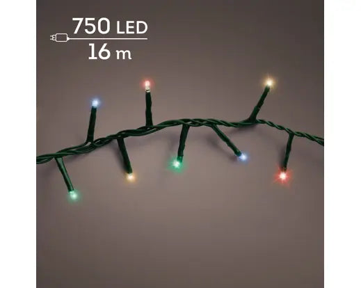 LED Compact Lights Multi-Colour 1600cm (Plug-in)