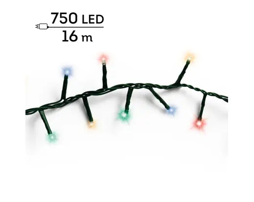 LED Compact Lights Multi-Colour 1600cm (Plug-in)