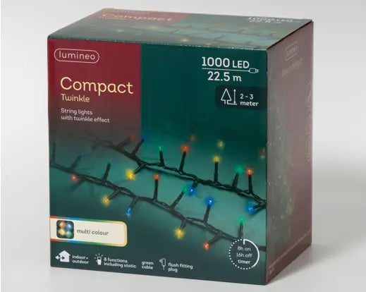 LED Compact Lights Multi 2250cm (Plug-in)