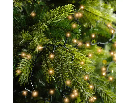 LED compact lights gb 8 function twinkle effect outdoor green/classic warm L.4500cm