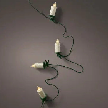 LED jumbo candle light ind GB green/classic warm