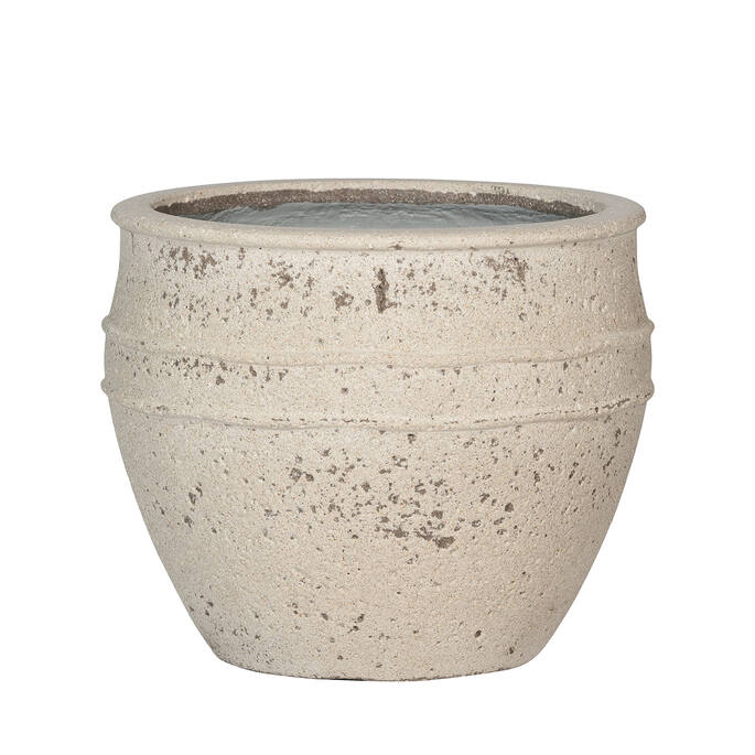 Athena M, Chalk White  Ø33Cm - Pots - Windyridge Garden Centre