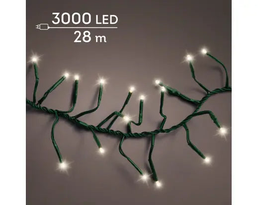 LED Cluster Lights Warm White 2800cm (Plug-in)