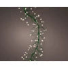 Micro LED cluster lights gb 8 function twinkle effect outdoor green/warm white L.300cm