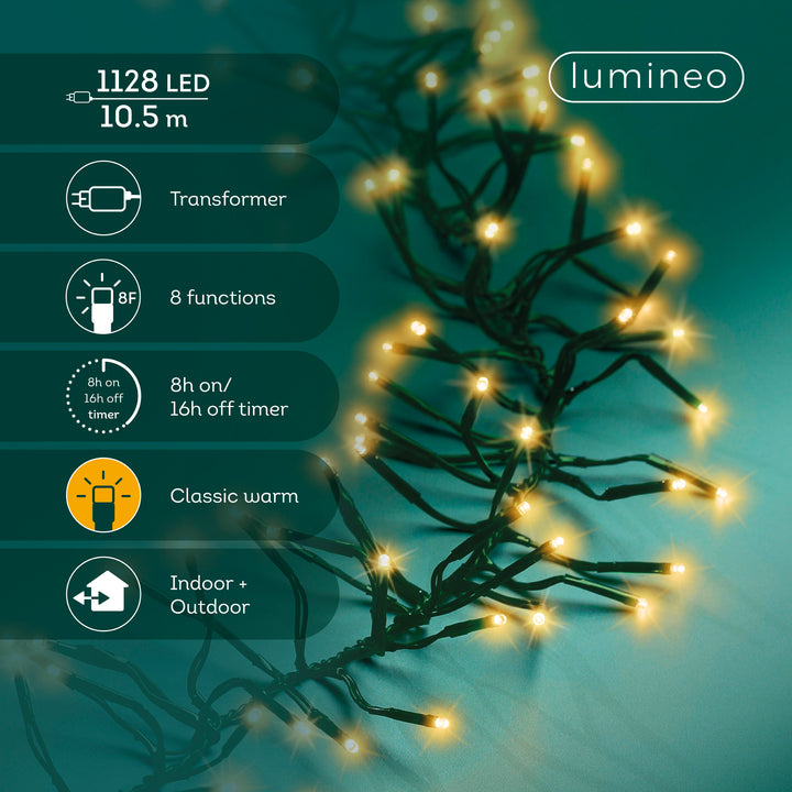 LED lights Cluster Lights Classic Warm 10.5m
