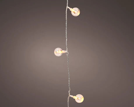 LED cherry lights gb 8 function twinkle effect outdoor transparent/cool white L.900cm