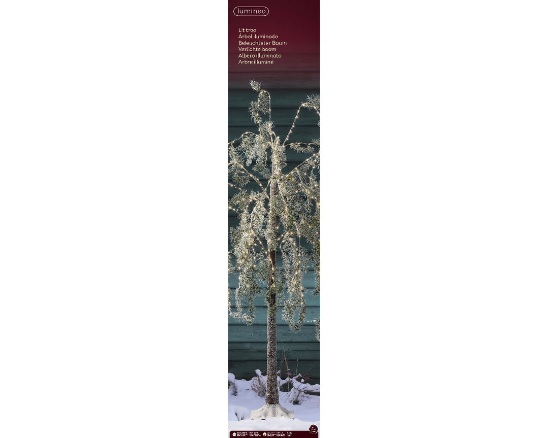 Micro Led Tree Gb Pvc Steady Outdoor Green/Warm White Dia70Cm X H.150Cm - Christmas Lights - Windyridge Garden Centre