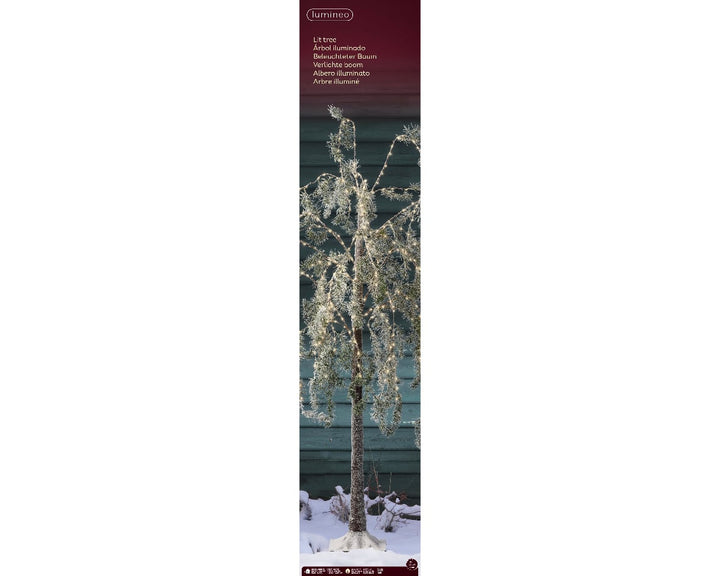 Micro Led Tree Gb Pvc Steady Outdoor Green/Warm White Dia70Cm X H.150Cm - Christmas Lights - Windyridge Garden Centre