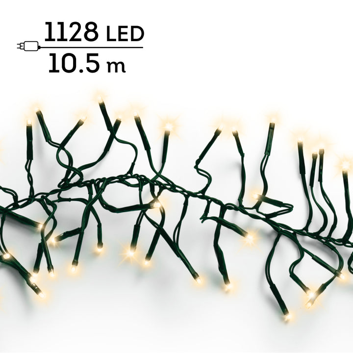 LED lights Cluster Lights Soft Gold 10.5m