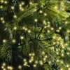 LED cluster lights gb 8 function twinkle effect outdoor green/soft gold L.1400cm