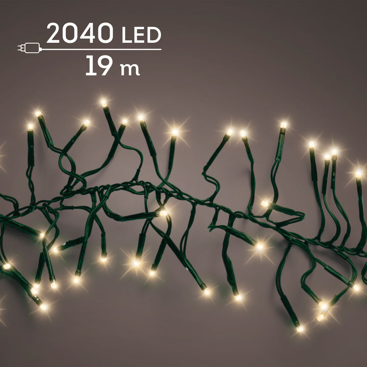 LED lights Cluster Lights 19m - lit product