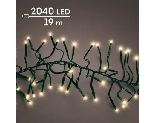 LED Cluster Lights 1900cm (Plug-in)