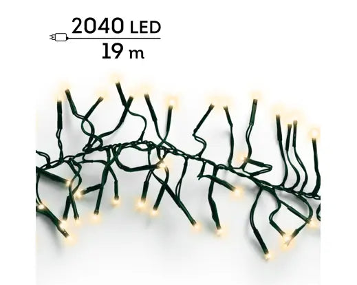 LED Cluster Lights 1900cm (Plug-in)
