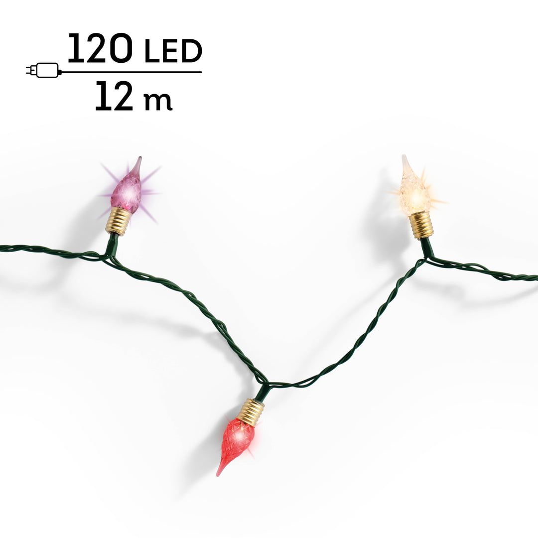 LED lights Vintage Lights Multi-colour 11.9m