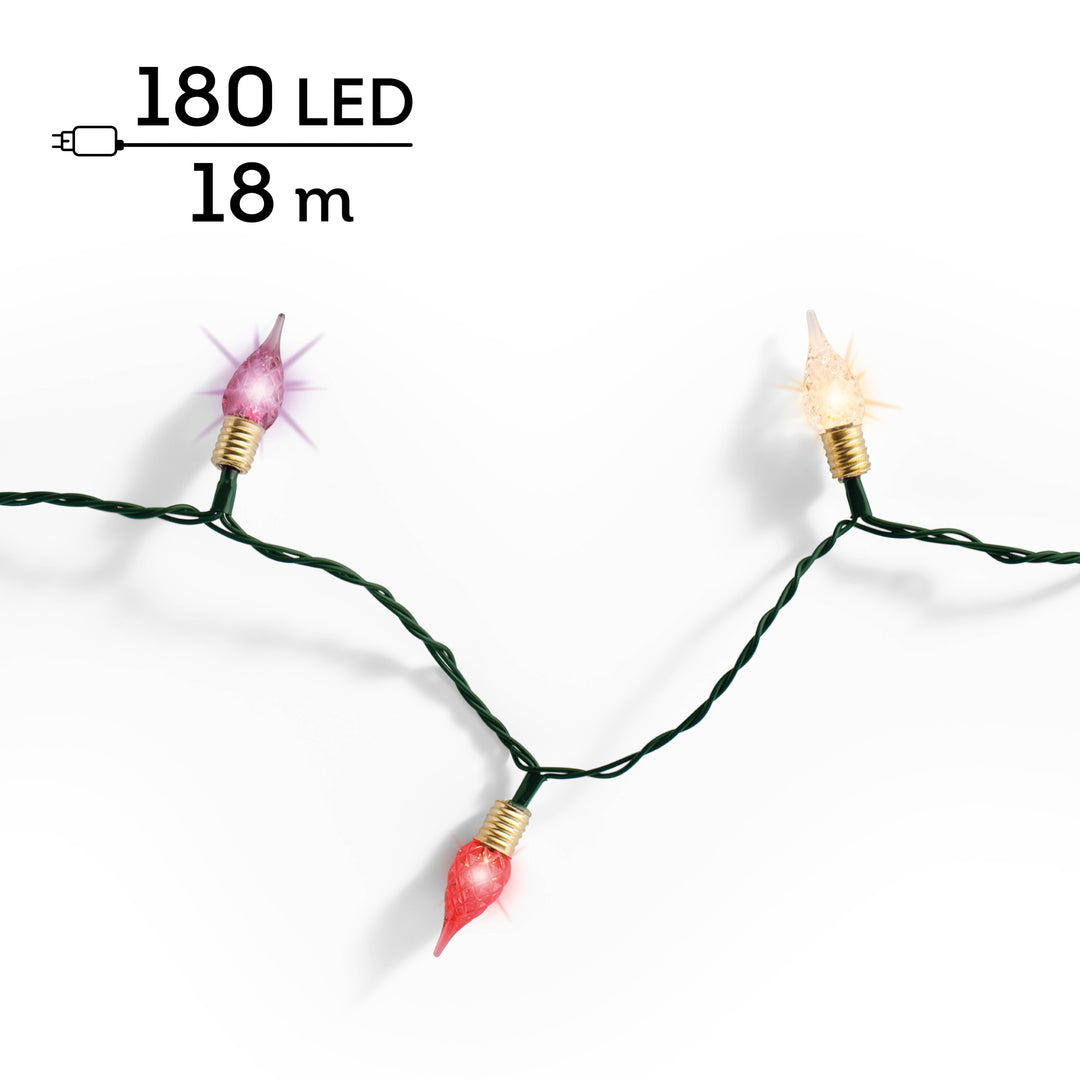 LED lights Vintage Lights Multi-colour 17.9m
