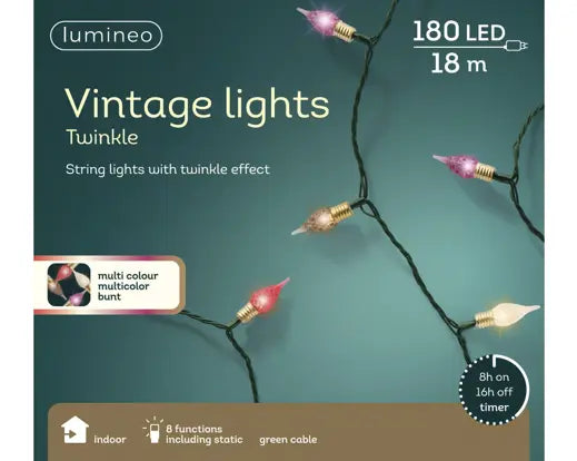 LED Vintage Lights Multi 1790cm (Plug-in)
