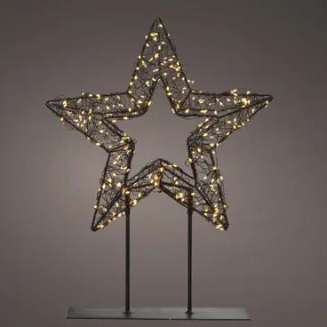 Micro LED table light gb metal steady outdoor black/classic warm L.6cm x W.28cm x H.37cm