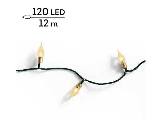 LED Vintage Lights Soft Gold 1190cm (Plug-in)