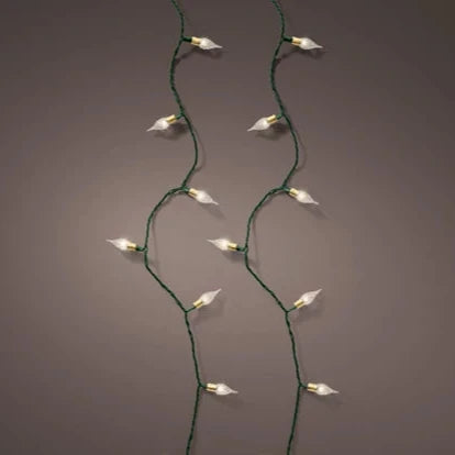 LED vintage lights gb 8 function twinkle effect indoor green/warm white L.1190cm