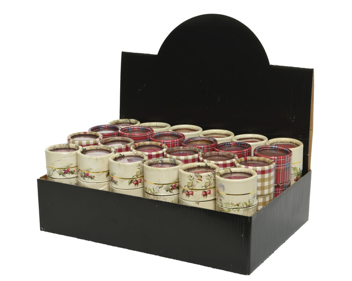 Matches Poplar Wood 4Ass Assorted Dia5Cm X H.11.3Cm - Christmas - Windyridge Garden Centre