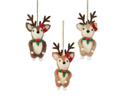 Deer wool  assorted L.4.5cm x W.5cm x H.15cm